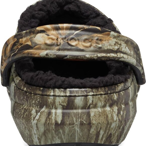 Unisex Classic Lined Realtree Clog Khaki Multi Size 9 Women 7 Men Cozy Warm - Picture 2 of 7